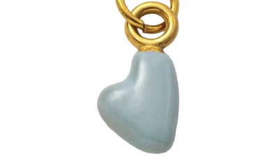 Baby Sky Heart Charm