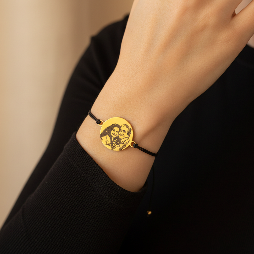 Line Art Bracelet - Cord