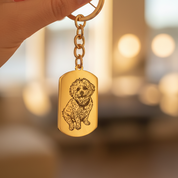 Line Art - Keychain