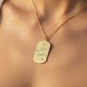 Handwriting Necklace - Forza Chain