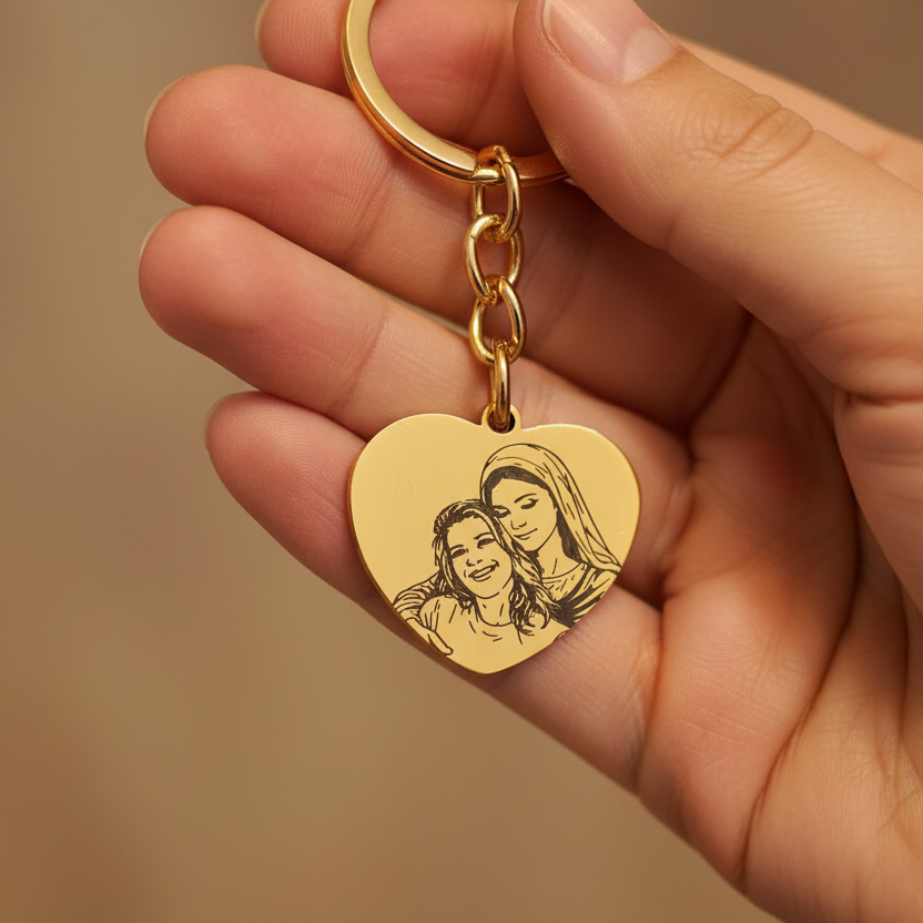 Line Art - Keychain