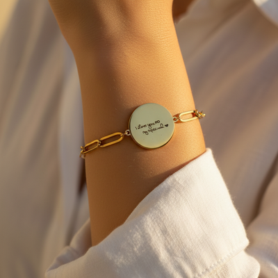 Handwriting Bracelet - Paperclip