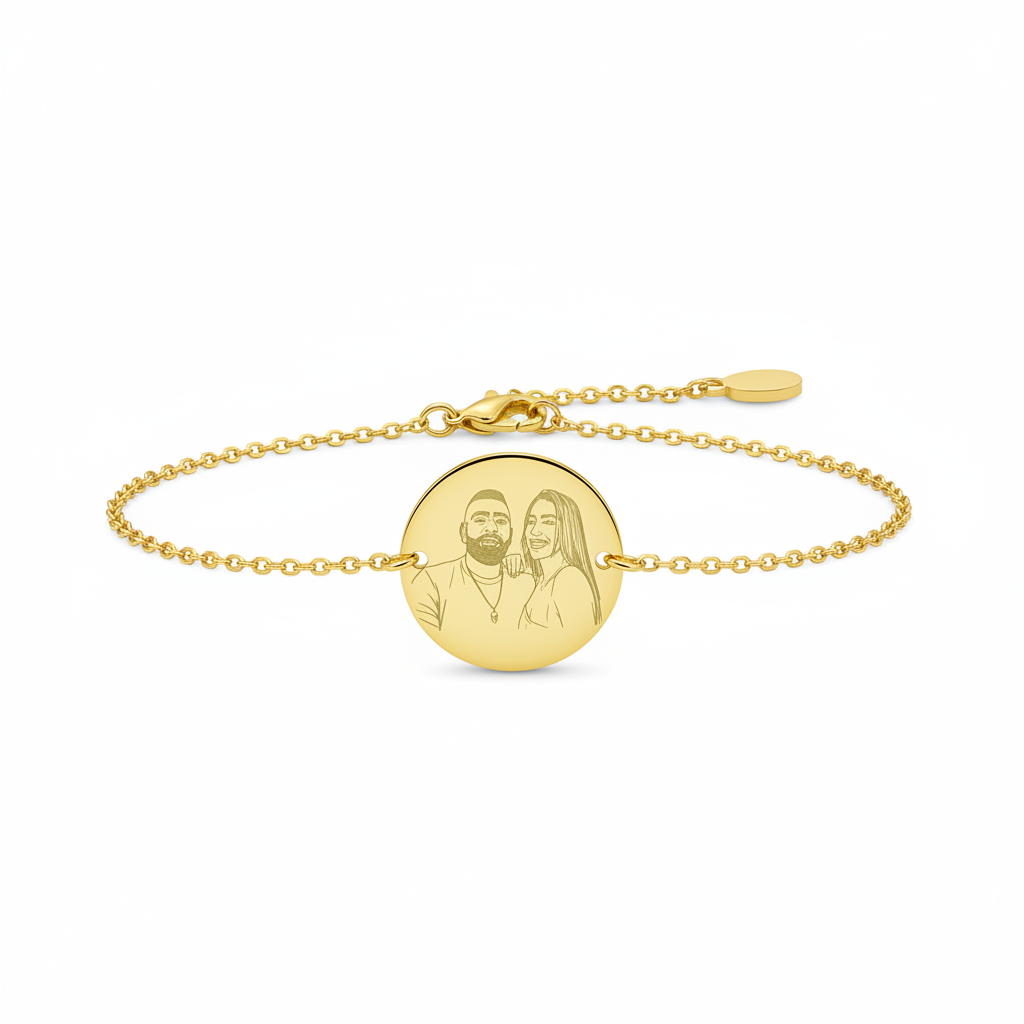 Line Art Bracelet Silver 925