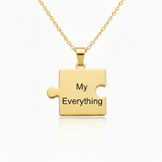 Puzzle Couple Necklace Silver 925