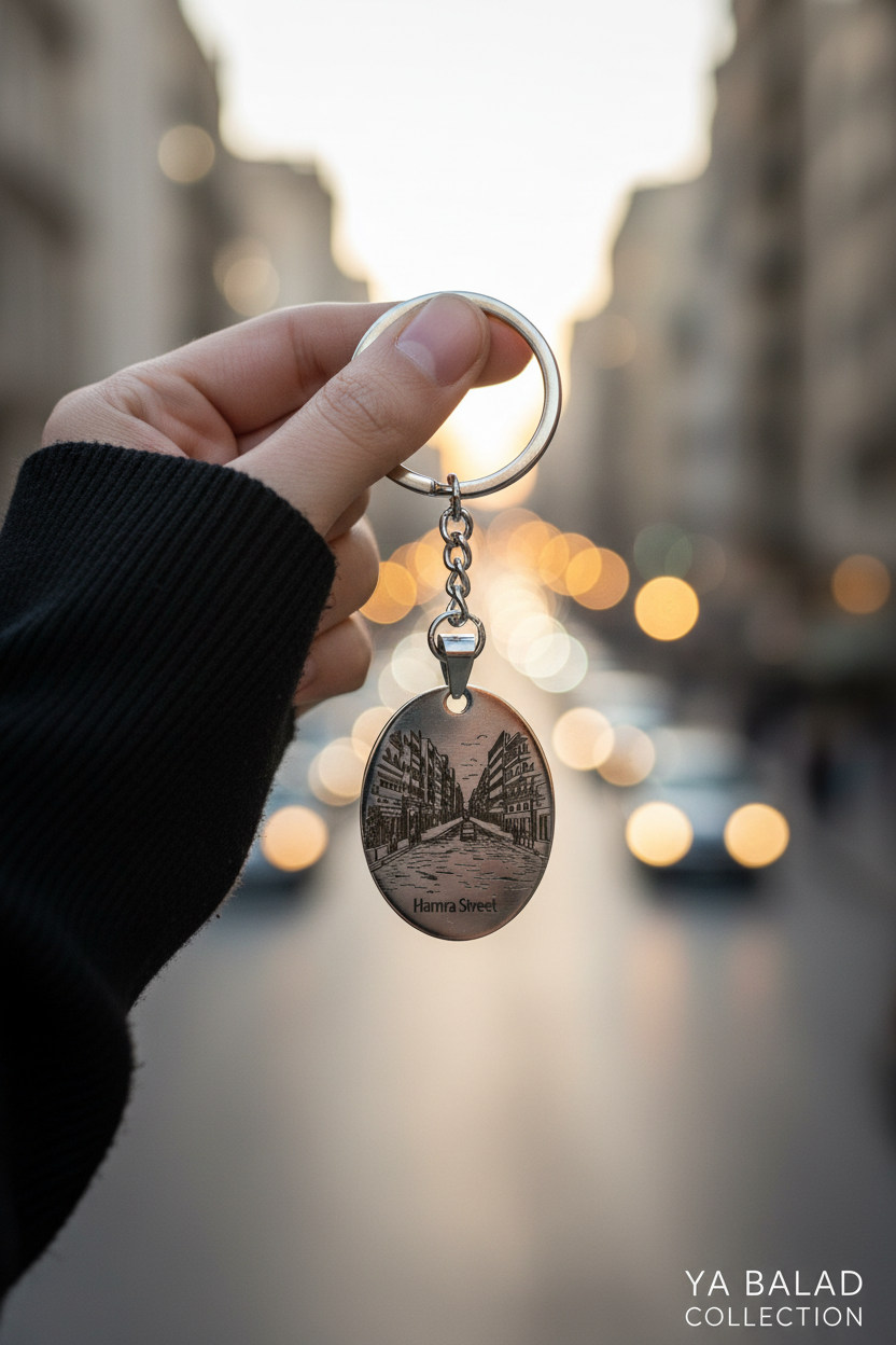 Hamra Street Keychain