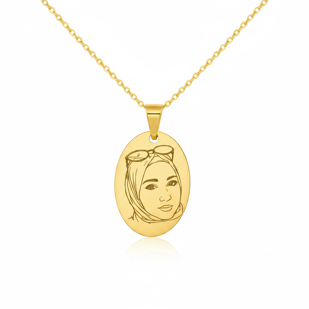 Line Art Necklace - Forza Chain