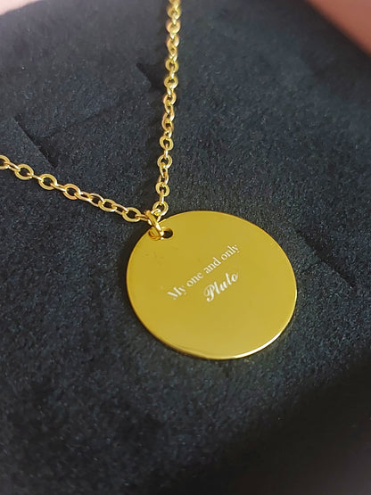 Engraved Necklace