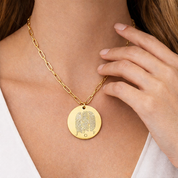Fingerprint Paperclip Necklace