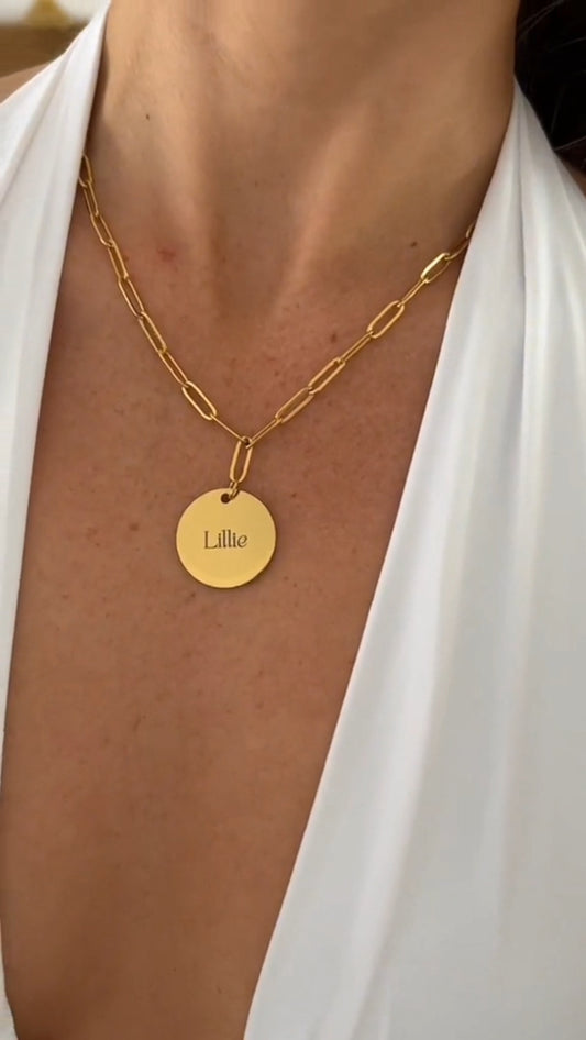 Engraved Necklace
