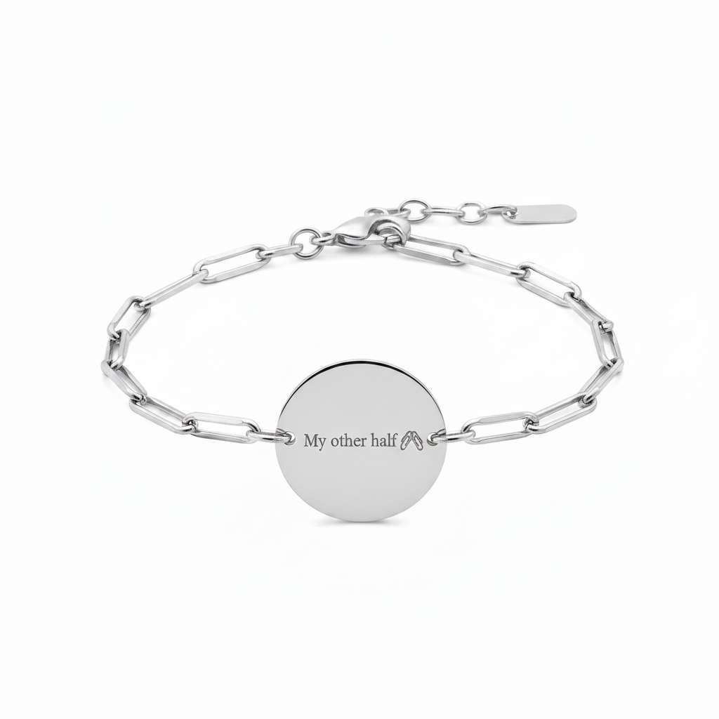 Line Art Bracelet Silver 925