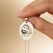 Line Art Necklace - Forza Chain