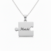 Puzzle Couple Necklace Silver 925